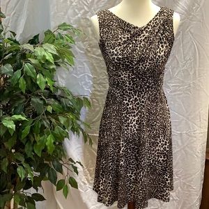 DRESS SALE! Jessica Howard animal print dress